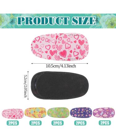 Eye Patches for Glasses - 10 Pcs Colorful Light Blocking Reusable Designs for Lazy Eye & Amblyopia - Buy Online on GoSupps.com