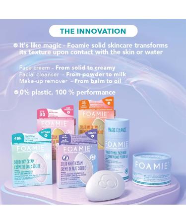 Foamie Coconut Facial Cleansing Powder Gentle Face Exfoliator Skincare for Women and Men Moisturizing Cleanser for Sensitive Skin 100% Vegan and Plastic Free 60g - Buy Online on GoSupps.com