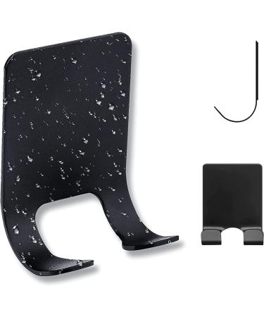 4-Pack Black Stainless Steel Razor Bracket - Self-Adhesive Shower Holder & Multi-Purpose Hook for Bathroom Kitchen & More - Buy Online on GoSupps.com