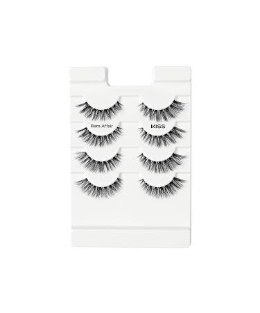 KISS My Lash But Better Fake Eyelashes Multipack - Bare Affair 4-Pair Pack | Lightweight, Reusable, Contact Lens Friendly | Voluminous & Comfortable | 8 Total - Buy Online on GoSupps.com