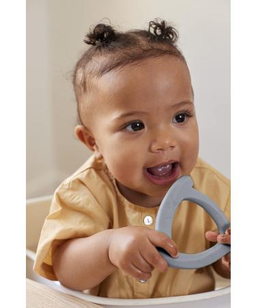 Everydaybaby Silicone Teething Ring Twin Pack | Calm Grey & Harmony Green | Safe & Durable for Infants - Buy Online on GoSupps.com