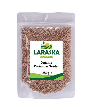 Organic Coriander Seeds 250g - Great for Cooking Good Source of Fiber Protein Certified Organic