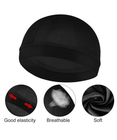 4 Silky Shaft Caps for Men - Unisex Black Stockings for 360 540 720 Waves | Soft Breathable Shower & Bath Accessories - Buy Online on GoSupps.com