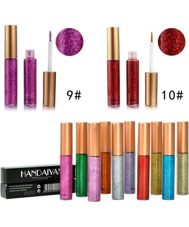 Glitter Liquid Eyeliner in Pink - Waterproof and Long-Lasting | Various Colors Available | Eye Makeup Essential - Buy Online on GoSupps.com