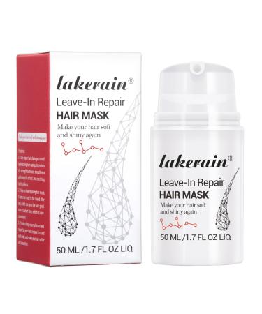 NICEFACE 50ml Leave-In Repair Hair Mask - Restores Dry & Damaged Hair Reverses Bleach Color Chemical Services & Heat Suitable for All Hair Types