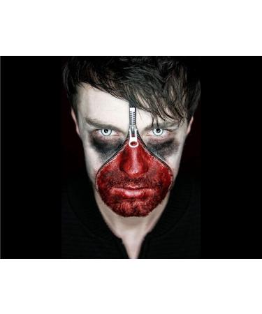 Buy FXCONTACTS White Vampire Colored Contact Lenses - Halloween Cosplay Prescription 1.00 Diopters - 2 Pieces (1 Pair) for Carnival & Events - Buy Online on GoSupps.com