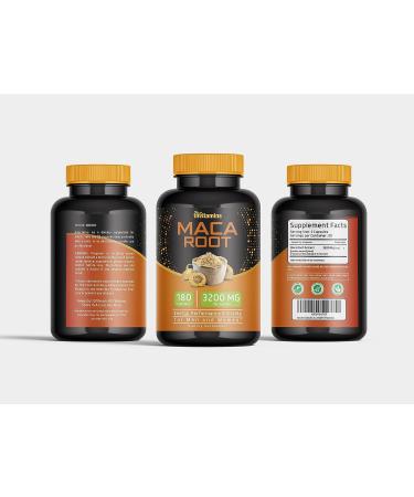 TnVitamins Maca Root Capsules 3200mg - 180 Capsules | Peruvian Maca Extract for Women & Men | High Potency Maca Pills - Non-GMO - Buy Online on GoSupps.com