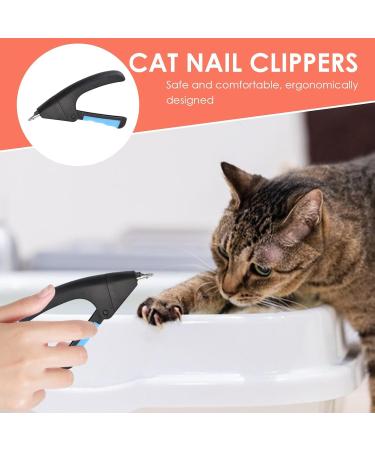 Mimoqk Pet Nail Clippers Pet Nail Clippers and Nail Clippers Stainless Steel | Pet Grooming Tool Dog Nail Clippers Black - Buy Online on GoSupps.com