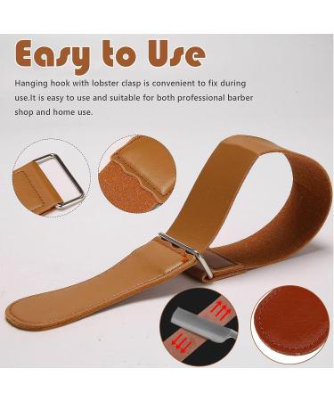 PODSI 2 PCS Knife Sharpening - Premium Leather Strop for Razor Sharpening - Dual-Sided Genuine Leather Strap for Straight Razors Knives and Chisels - Durable Stylish and Safe" - Buy Online on GoSupps.com