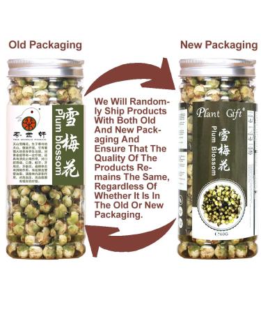 Buy Organic Snow Plum Blossom Tea | Anti-Aging Dried Flowers Tea - 60g - Buy Online on GoSupps.com