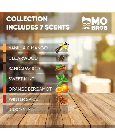 Mo Bro's Huile Barbe - Collection de 7 Huiles - 10ml | Kit de Barbe Homme | Huile Barbe Bio | Coffret Cadeau | Soin de Barbe - Buy Online on GoSupps.com