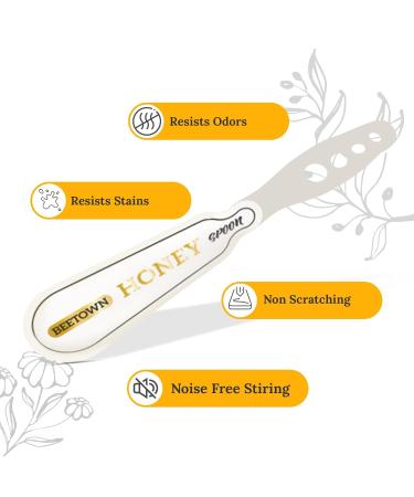 Elephant Park Raw Unfiltered Honey Spoon Stirrer - 20 Count - 5 Oz - Buy Online on GoSupps.com