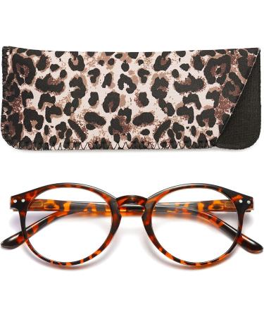 MAGIMODAC Women's Blue Light Filter Computer Glasses - Oval Reading Brille with 1.5 Diopters Tortoiseshell Visual Aid - Buy Online on GoSupps.com