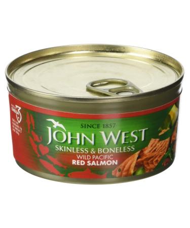 John West Skinless & Boneless Wild Pacific Red Salmon 170g