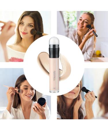 Under Eye Concealer - Face Makeup for All Skin Types Dark Circles Concealer Brightening Eye Concealer Lightweight & Highly Pigmented Concealer with Wobblo Head - Buy Online on GoSupps.com