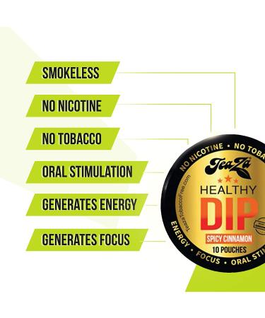 Teaza Herbal Energy Pouch Bundle - Peppermint & Spicy Cinnamon Flavor, Tobacco Replacement - 4 Pucks - Buy Online on GoSupps.com