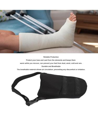 FILFEEL 1pc Cast Sock for Men & Women - Anti-Slip Toe Cover One Size Black - Ultimate Comfort & Protection - Buy Online on GoSupps.com