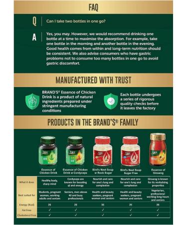 Brand's Essence of Chicken 68ml (15 Pack) - Buy Online on GoSupps.com