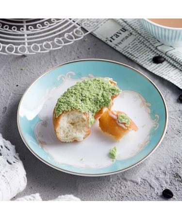 Striped Porcelain Coffee Cup and Saucer Set Cup Drink Breakfast Cup House Kitchen Office - Buy Online on GoSupps.com