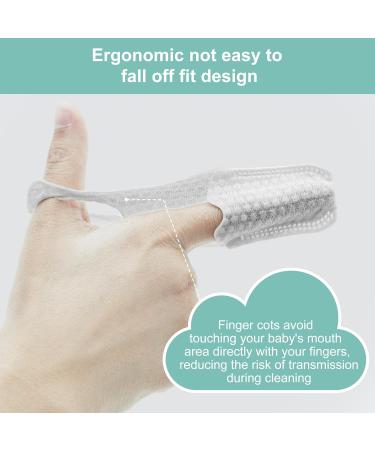 Smilboxy 35pcs Finger Cuff Baby Oral Cleaner - Toddler Toothbrush for 0-36 Months | Gentle Mouth Care & Tongue Cleaning - Buy Online on GoSupps.com