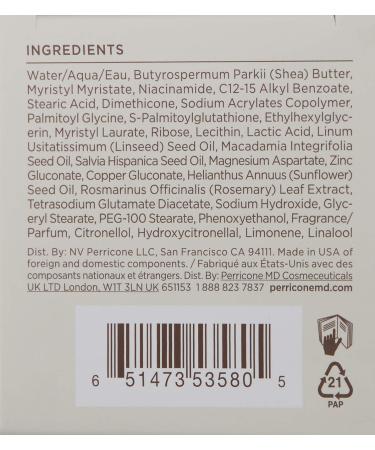 Perricone MD Essential Fx Acyl-Glutathione Intensive Overnight Moisturizer 2 Fl Oz - Revitalize Skin Overnight - Buy Online on GoSupps.com