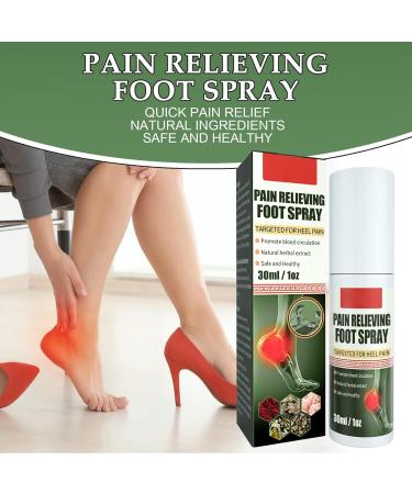 2pcs 30ml Foot Pain Relief Spray for Temporary Nerve Stress in Hands and Feet - Buy Online on GoSupps.com
