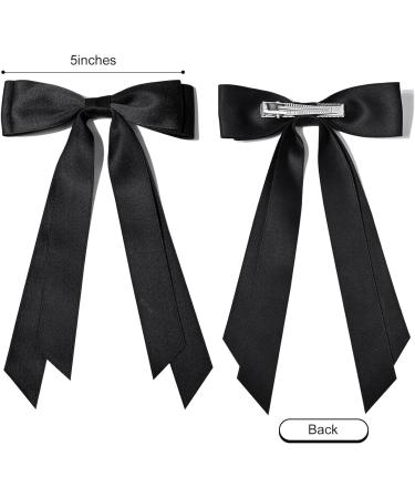 Hair Bows for Women - Bows for Hair Black Hair Ribbons for girls (Black/Coffee) - Buy Online on GoSupps.com