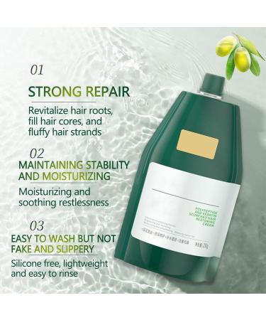 Polypeptide Keratin Moisturizing and Smoothing Repair Cream for Damaged Hair Repair Cream for Damaged Hair Polypeptide Keratin Conditioner - Buy Online on GoSupps.com