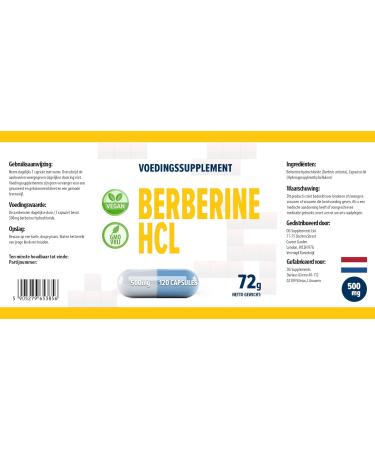  Hepatica Berberine HCL 500mg 120 Vegan Capsules - Buy Online on GoSupps.com