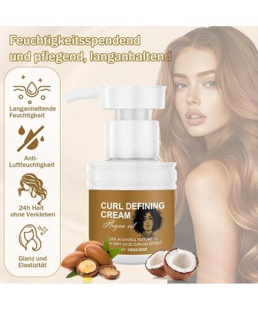 Juadnic Curl Cream Curl cream natural curls moisturizing curl care natural curls with shea butter and coconut oil defined supple curls antifrizz and vegan hair care 100 - Buy Online on GoSupps.com