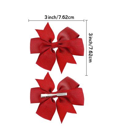 Sibba 3 Inch Easter Party Bow Clips 12 Pcs, Multi-colored Fabric Ribbons Grosgrain Headpiece for Women, Girls, Toddlers, Kids - Kawaii Alligator Barrettes for Casual Wear - Buy Online on GoSupps.com