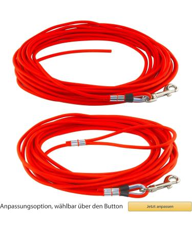 Buy LENNIE 6mm Biothane Dog Leash | Durable Water-Repellent Ideal for Dogs 10-25kg | 3m 5m 10m 20m Options Available - Buy Online on GoSupps.com
