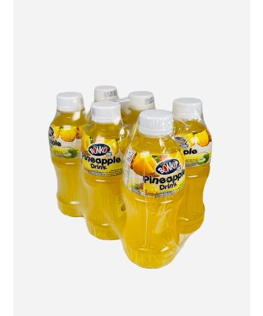Bonko Pineapple Drink with NATA de Coco 320ml (6 Bottles) - Refreshing Tropical Beverage - Buy Online on GoSupps.com