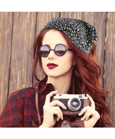 Tobatoba Floral Headband Set - 5 Pcs Chiffon Boho Hair Scarf Bandanas for Women - Buy Online on GoSupps.com