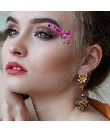 Outanaya 4pcs Set Colorful Eye Shadow Glitter Flakes White Glitter Eyeshadow Festival Glitter Gel Liquid - Buy Online on GoSupps.com