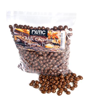 Gourmet Milk Chocolate Covered Espresso Beans | Milk Chocolate Covered Roasted Coffee Beans Candy | 2 Pounds 2 Pound (Pack of 1)