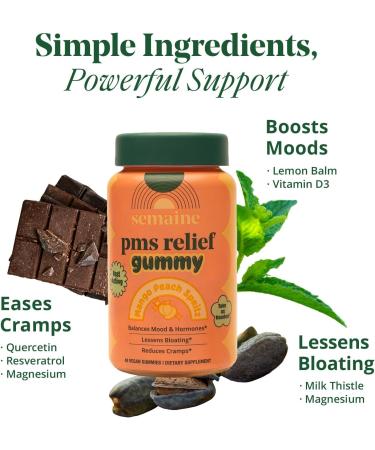 PMS Gummy Supplement | Natural Relief for Menstrual Discomfort | Shop Internationally - Buy Online on GoSupps.com