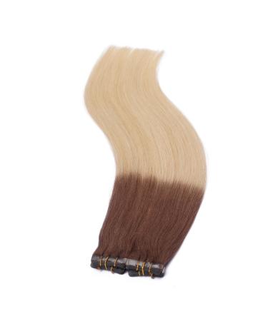 Tape In Hair Extensions #17/20 Ombre - 40cm - 30 Bricks - 100% Remy Real Hair with Adhesive Tape - Brothy Novon - Buy Online on GoSupps.com