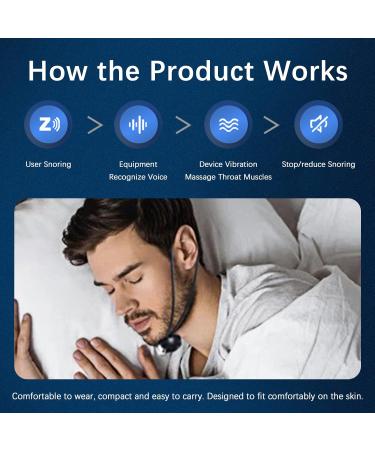 Smart Adjustable Anti-Snoring Device | USB Rechargeable Snore Stopper Solution - Buy Online on GoSupps.com
