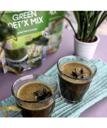  Dragon Superfoods Dragon Superfoods Green Det'x Spirulina Chlorella Barley Grass & Wheat Grass Blend 100% Organic Gluten Free & Vegan - 200g - Buy Online on GoSupps.com