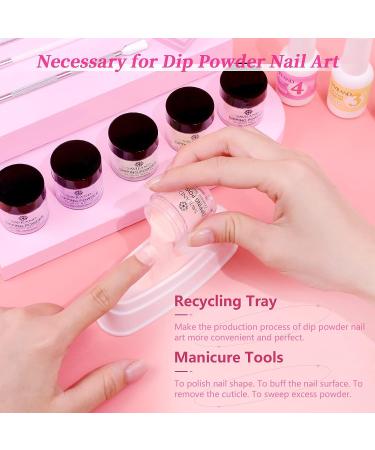 Saviland 31PCS Dip Powder Nail Kit Starter- Colorful Garden Series - 20 Colors Dipping Powder Set & 15ml Dip Powder Liquid Set - Manicure Tools Kit for Home DIY Nail Salon Prom A1 - Buy Online on GoSupps.com