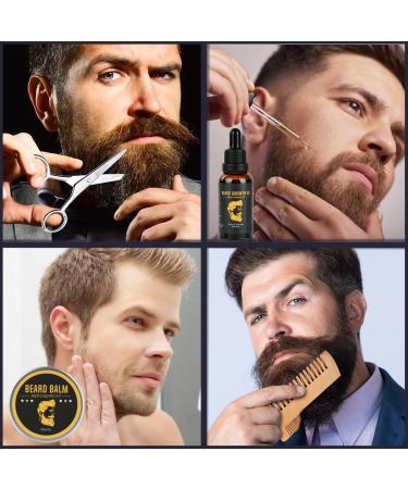 Shop Bartwachstumset: 6PC Beard Care Set - Oil Shampoo Balm & More for Optimal Beard Growth - Perfect Gift for Men & Women - Buy Online on GoSupps.com