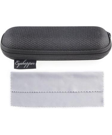 Eyekepper Quality Metal Half Rim Reading Glasses - Black +1.25 | Stylish Spring Hinge Specs for Comfortable Reading - Ship Worldwide - Buy Online on GoSupps.com
