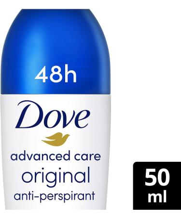 Dove Advanced Care Original Anti-perspirant Deodorant Roll-On - 48hr Protection, 50ml - Buy Online on GoSupps.com