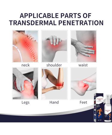 Muscle Relief Spray Knee Soothing Cream Muscle Soothing Spray Joint Pain Relief Mist Pain Relief Spray for Arthritis Fast Acting Joint & Muscle Ache Relief Spray for Muscle 50ml - Buy Online on GoSupps.com