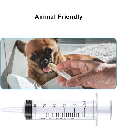 4 Packs Lamb Goat Puppy Kitten Feeding Tube Kit - 2x 16 FR Tube & 2x 60 ML Syringe - Pet Nursing Tool for Small Animals - Buy Online on GoSupps.com