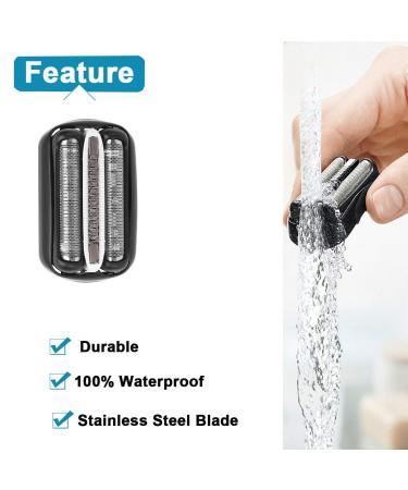 Smooth Shaver Replacement Blade Foil Head for Braun Series 3 21B 32B 3090cc & More - Buy Internationally - Buy Online on GoSupps.com