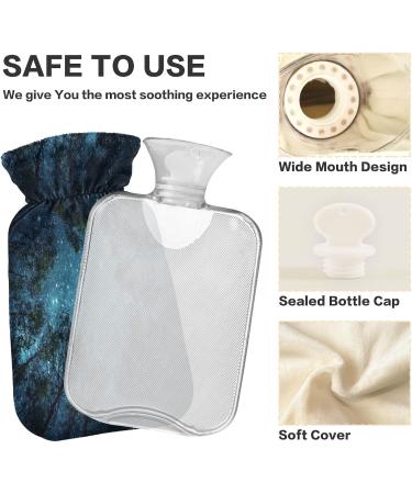 NAANLE Galaxy Tree of Life Hot Water Bottle - 2L Transparent Heating & Cooling Therapy for Back Pain Relief - Buy Online on GoSupps.com