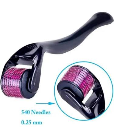 Derma Roller Hair Growth Men and Women 540 Titanium Microneedles Skin Beard & Hair Growth scalp roller 1mm for Stimulate Hair Growth Facial Skin Care Scar removal 1.0mm - Buy Online on GoSupps.com