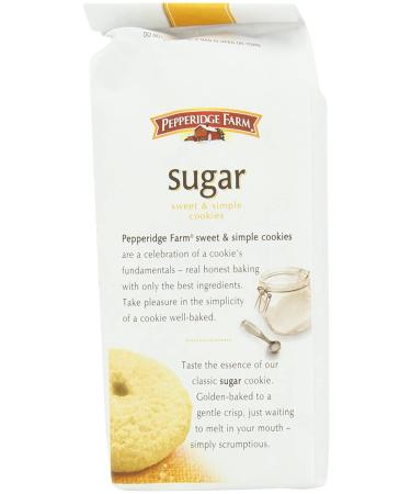 Pepperidge Farm Sugar Cookies 5.25 oz - (Pack of 4) and (Pack of 6) - Buy Online on GoSupps.com